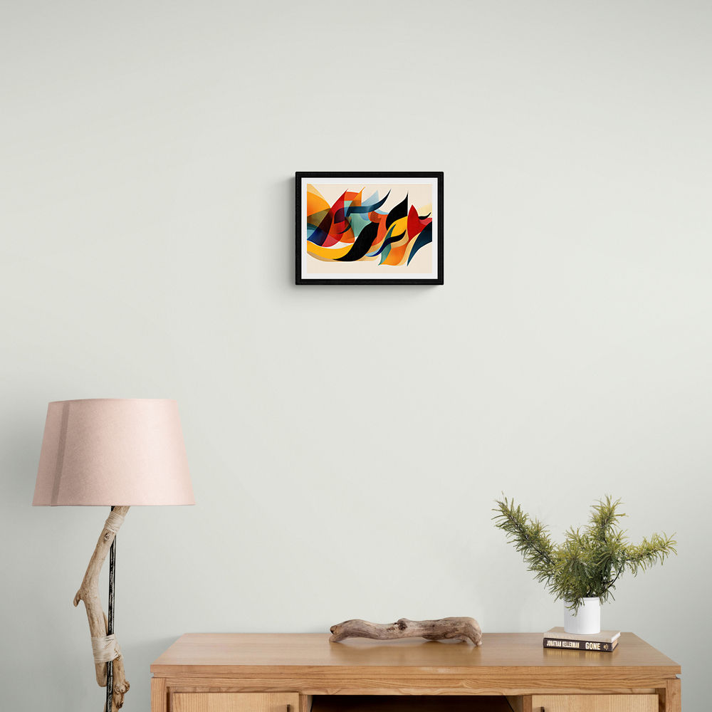 Vibrant Multicolor Contemporary Modern Abstract Arabic Calligraphy Wall Art 2 Vibrant Multicolor Contemporary Modern Abstract Arabic Calligraphy Wall Art 2