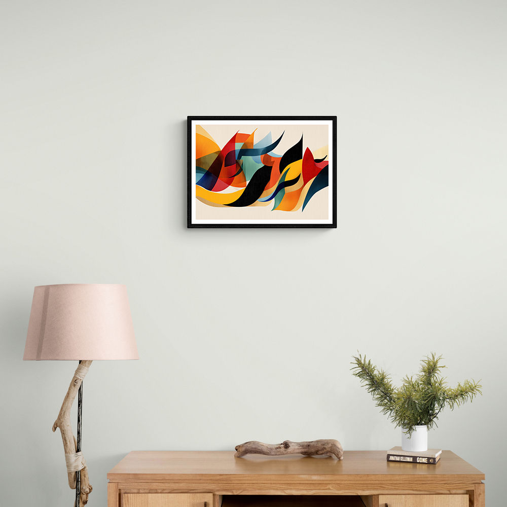 Vibrant Multicolor Contemporary Modern Abstract Arabic Calligraphy Wall Art 2 Vibrant Multicolor Contemporary Modern Abstract Arabic Calligraphy Wall Art 2