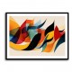 Vibrant Multicolor Contemporary Modern Abstract Arabic Calligraphy Wall Art 2 Vibrant Multicolor Contemporary Modern Abstract Arabic Calligraphy Wall Art 2