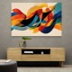 Vibrant Multicolor Contemporary Modern Abstract Arabic Calligraphy Wall Art 4 Vibrant Multicolor Contemporary Modern Abstract Arabic Calligraphy Wall Art 4