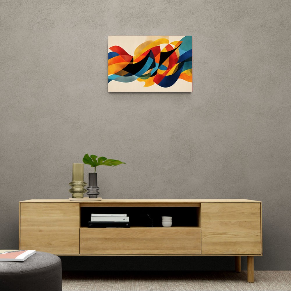 Vibrant Multicolor Contemporary Modern Abstract Arabic Calligraphy Wall Art 4 Vibrant Multicolor Contemporary Modern Abstract Arabic Calligraphy Wall Art 4
