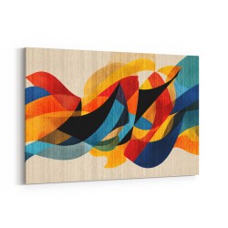 Vibrant Multicolor Contemporary Modern Abstract Arabic Calligraphy Wall Art 4