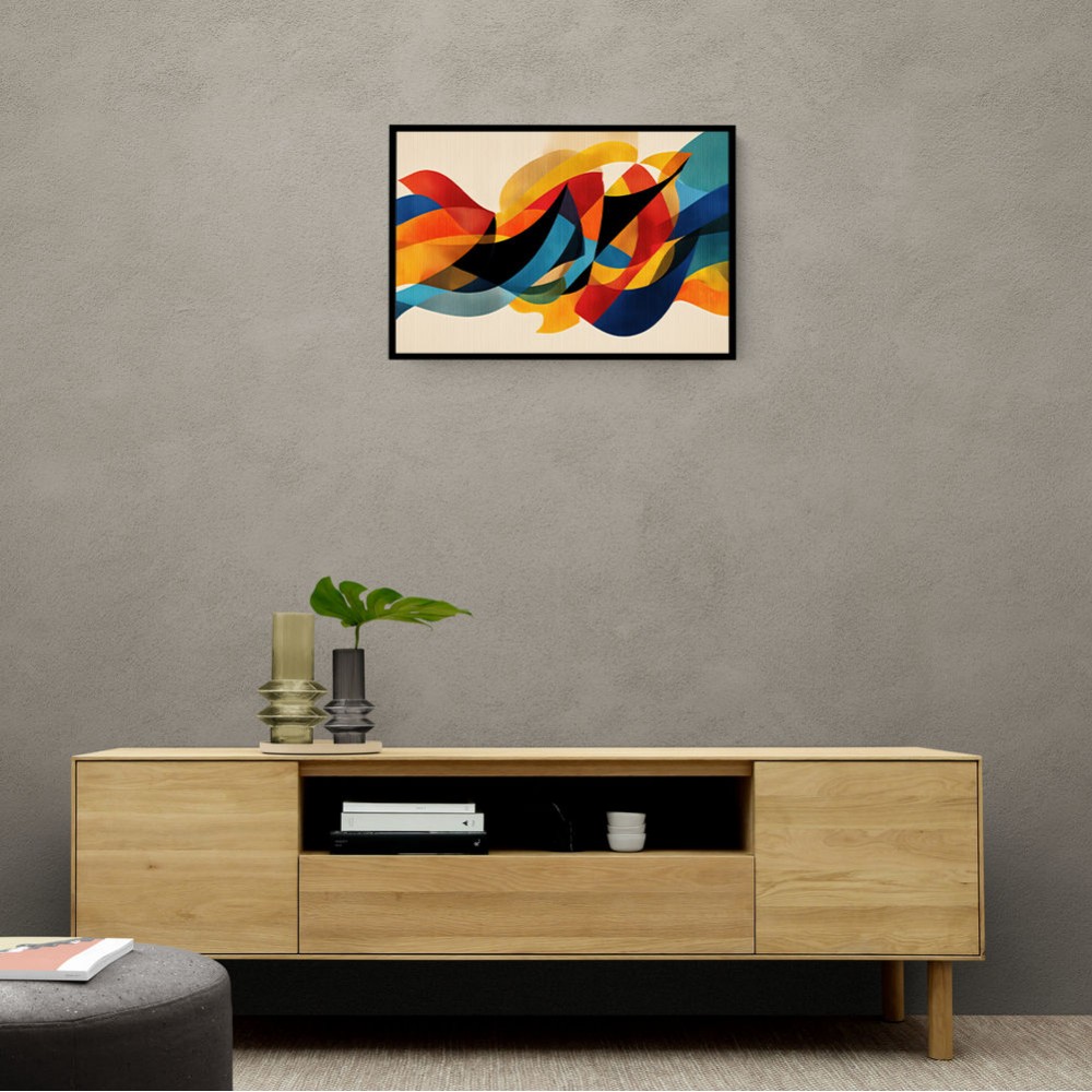 Vibrant Multicolor Contemporary Modern Abstract Arabic Calligraphy Wall Art 4 Vibrant Multicolor Contemporary Modern Abstract Arabic Calligraphy Wall Art 4