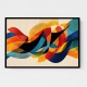 Vibrant Multicolor Contemporary Modern Abstract Arabic Calligraphy Wall Art 4 Vibrant Multicolor Contemporary Modern Abstract Arabic Calligraphy Wall Art 4