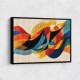 Vibrant Multicolor Contemporary Modern Abstract Arabic Calligraphy Wall Art 4 Vibrant Multicolor Contemporary Modern Abstract Arabic Calligraphy Wall Art 4