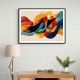 Vibrant Multicolor Contemporary Modern Abstract Arabic Calligraphy Wall Art 4 Vibrant Multicolor Contemporary Modern Abstract Arabic Calligraphy Wall Art 4