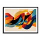 Vibrant Multicolor Contemporary Modern Abstract Arabic Calligraphy Wall Art 4 Vibrant Multicolor Contemporary Modern Abstract Arabic Calligraphy Wall Art 4