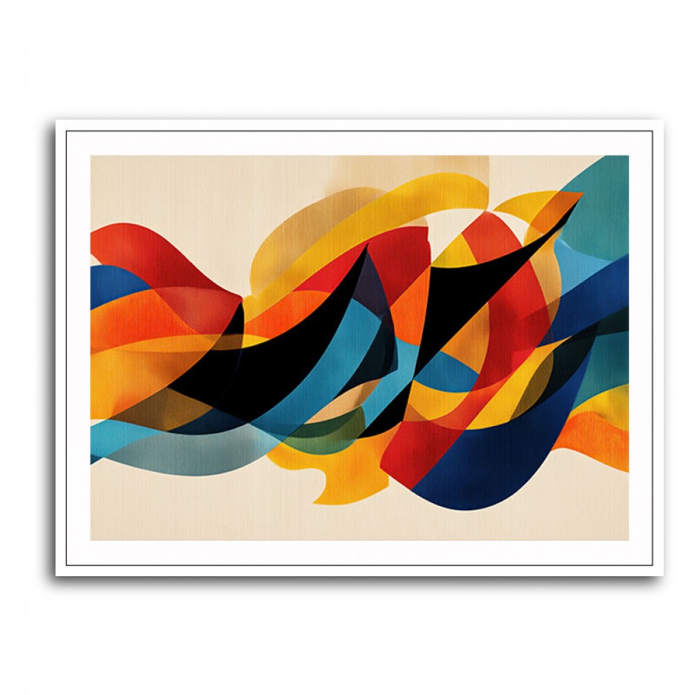 Vibrant Multicolor Contemporary Modern Abstract Arabic Calligraphy Wall Art 4 Vibrant Multicolor Contemporary Modern Abstract Arabic Calligraphy Wall Art 4