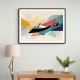Vibrant Geometric Fusion Modern Abstract Arabic Calligraphy Wall Art 2 Vibrant Geometric Fusion Modern Abstract Arabic Calligraphy Wall Art 2