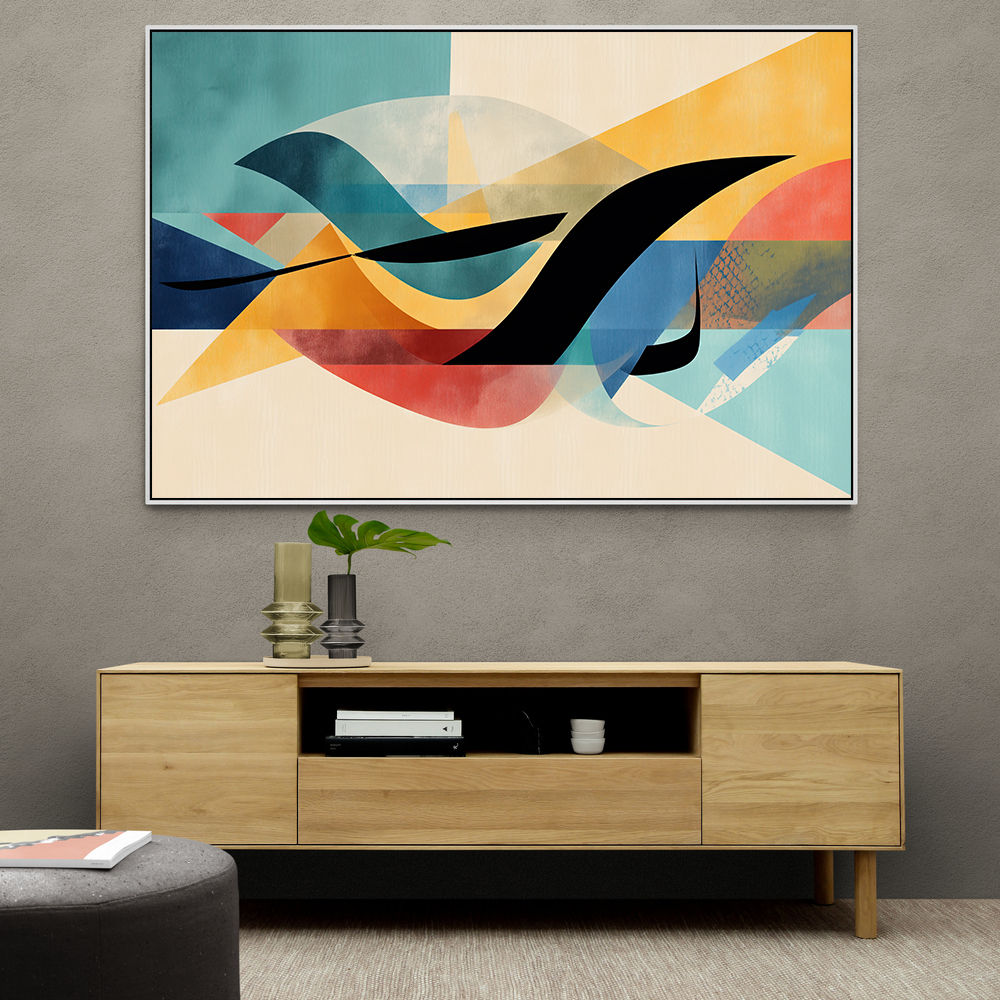 Vibrant Geometric Fusion Modern Abstract Arabic Calligraphy Wall Art 3 Vibrant Geometric Fusion Modern Abstract Arabic Calligraphy Wall Art 3
