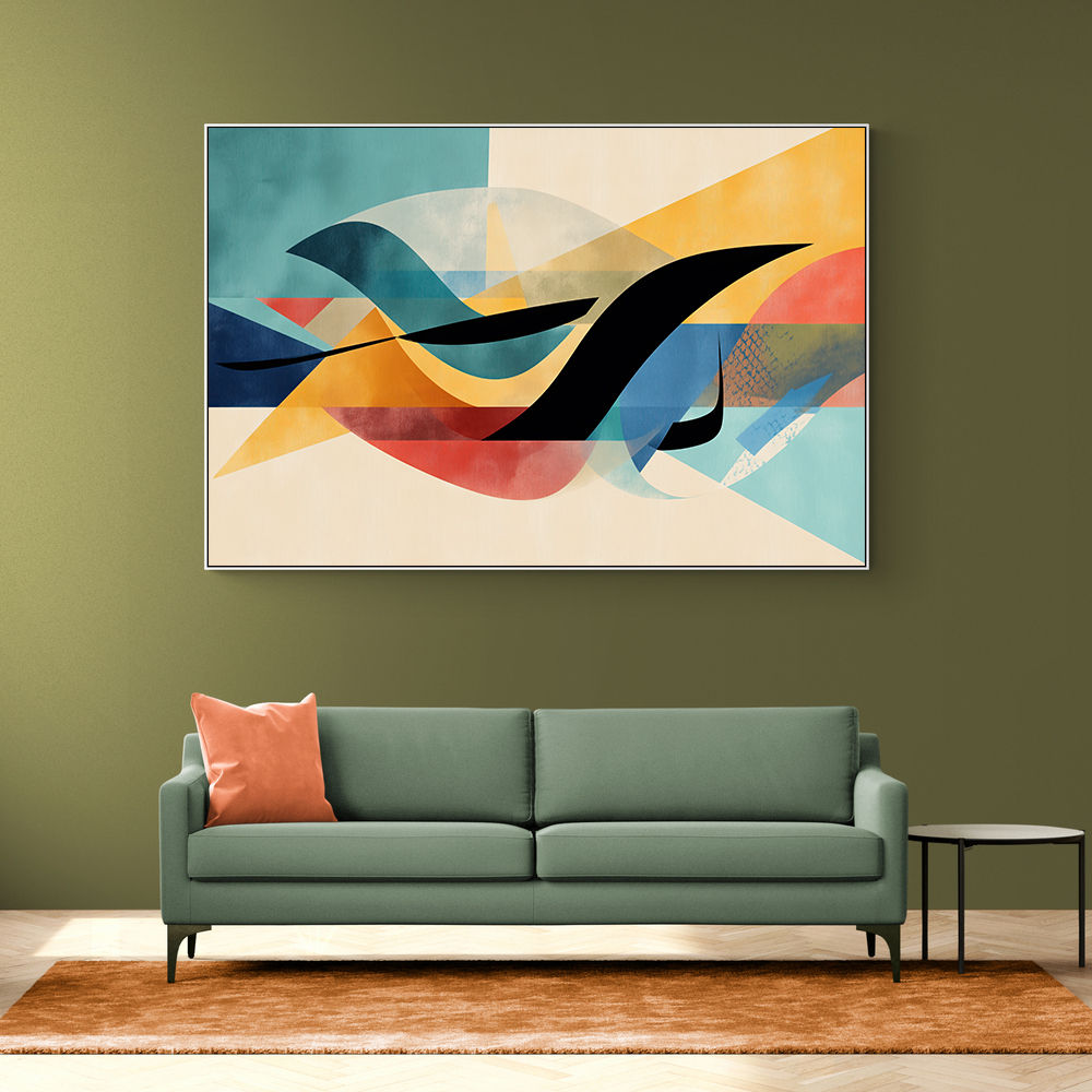 Vibrant Geometric Fusion Modern Abstract Arabic Calligraphy Wall Art 3 Vibrant Geometric Fusion Modern Abstract Arabic Calligraphy Wall Art 3