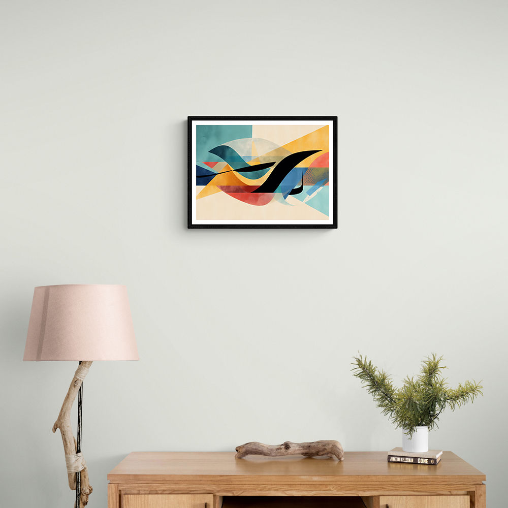 Vibrant Geometric Fusion Modern Abstract Arabic Calligraphy Wall Art 3 Vibrant Geometric Fusion Modern Abstract Arabic Calligraphy Wall Art 3