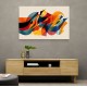 Vibrant Multicolor Contemporary Modern Abstract Arabic Calligraphy Wall Art 5 Vibrant Multicolor Contemporary Modern Abstract Arabic Calligraphy Wall Art 5