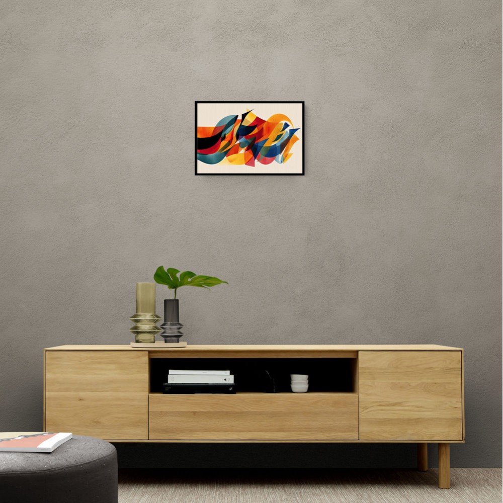 Vibrant Multicolor Contemporary Modern Abstract Arabic Calligraphy Wall Art 5 Vibrant Multicolor Contemporary Modern Abstract Arabic Calligraphy Wall Art 5