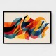 Vibrant Multicolor Contemporary Modern Abstract Arabic Calligraphy Wall Art 5 Vibrant Multicolor Contemporary Modern Abstract Arabic Calligraphy Wall Art 5