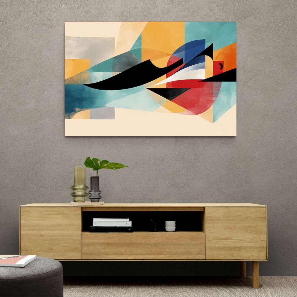 Vibrant Geometric Fusion Modern Abstract Arabic Calligraphy Wall Art 5 Vibrant Geometric Fusion Modern Abstract Arabic Calligraphy Wall Art 5