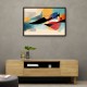 Vibrant Geometric Fusion Modern Abstract Arabic Calligraphy Wall Art 5 Vibrant Geometric Fusion Modern Abstract Arabic Calligraphy Wall Art 5