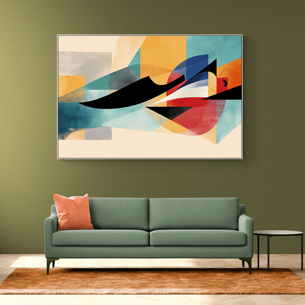 Vibrant Geometric Fusion Modern Abstract Arabic Calligraphy Wall Art 5 Vibrant Geometric Fusion Modern Abstract Arabic Calligraphy Wall Art 5