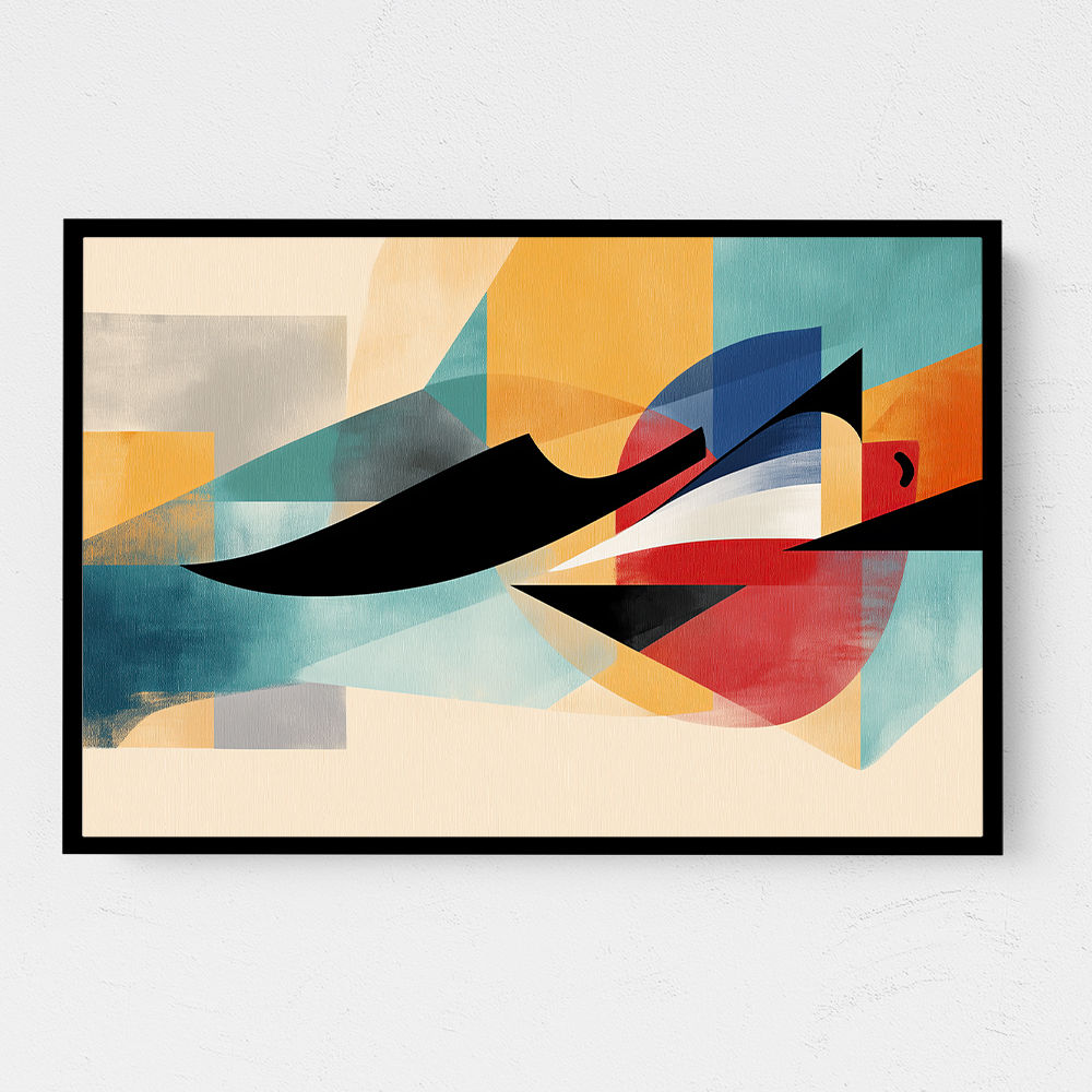 Vibrant Geometric Fusion Modern Abstract Arabic Calligraphy Wall Art 5 Vibrant Geometric Fusion Modern Abstract Arabic Calligraphy Wall Art 5
