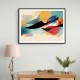 Vibrant Geometric Fusion Modern Abstract Arabic Calligraphy Wall Art 5 Vibrant Geometric Fusion Modern Abstract Arabic Calligraphy Wall Art 5