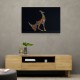 Abstract Style Arabian Gazelle Calligraphy Colourful Wall Art 