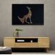 Abstract Style Arabian Gazelle Calligraphy Colourful Wall Art 