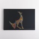 Abstract Style Arabian Gazelle Calligraphy Colourful Wall Art 