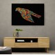 Abstract style Falcon Colourful Arabic calligraphy art 2 Abstract style Falcon Colourful Arabic calligraphy art 2
