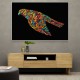 Abstract style Falcon Colourful Arabic calligraphy art 2 Abstract style Falcon Colourful Arabic calligraphy art 2