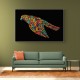Abstract style Falcon Colourful Arabic calligraphy art 2 Abstract style Falcon Colourful Arabic calligraphy art 2