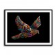 Abstract style Falcon Colourful Arabic calligraphy art Abstract style Falcon Colourful Arabic calligraphy art