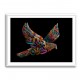 Abstract style Falcon Colourful Arabic calligraphy art Abstract style Falcon Colourful Arabic calligraphy art