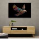 Abstract style Falcon Colourful Arabic calligraphy art 3 Abstract style Falcon Colourful Arabic calligraphy art 3