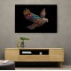 Abstract style Falcon Colourful Arabic calligraphy art 3 Abstract style Falcon Colourful Arabic calligraphy art 3