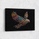 Abstract style Falcon Colourful Arabic calligraphy art 3 Abstract style Falcon Colourful Arabic calligraphy art 3