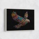 Abstract style Falcon Colourful Arabic calligraphy art 3 Abstract style Falcon Colourful Arabic calligraphy art 3