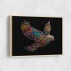 Abstract style Falcon Colourful Arabic calligraphy art 3 Abstract style Falcon Colourful Arabic calligraphy art 3