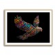 Abstract style Falcon Colourful Arabic calligraphy art 3 Abstract style Falcon Colourful Arabic calligraphy art 3