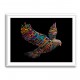 Abstract style Falcon Colourful Arabic calligraphy art 3 Abstract style Falcon Colourful Arabic calligraphy art 3