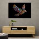 Abstract style Falcon Colourful Arabic calligraphy wall art 3 Abstract style Falcon Colourful Arabic calligraphy wall art 3