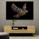 Abstract style Falcon Colourful Arabic calligraphy wall art 3 Abstract style Falcon Colourful Arabic calligraphy wall art 3