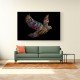 Abstract style Falcon Colourful Arabic calligraphy wall art 3 Abstract style Falcon Colourful Arabic calligraphy wall art 3