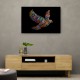 Abstract style Falcon Colourful Arabic calligraphy wall art 3 Abstract style Falcon Colourful Arabic calligraphy wall art 3