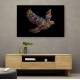 Abstract style Falcon Colourful Arabic calligraphy wall art 3 Abstract style Falcon Colourful Arabic calligraphy wall art 3