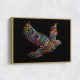 Abstract style Falcon Colourful Arabic calligraphy wall art 3 Abstract style Falcon Colourful Arabic calligraphy wall art 3