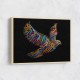 Abstract style Falcon Colourful Arabic calligraphy wall art 3 Abstract style Falcon Colourful Arabic calligraphy wall art 3