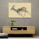 Arabian Gazelle Calligraphy Wall Art 1 