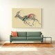 Arabian Gazelle Calligraphy Wall Art 1 
