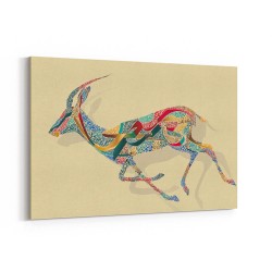 Arabian Gazelle Calligraphy Wall Art 1 