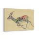 Arabian Gazelle Calligraphy Wall Art 1 